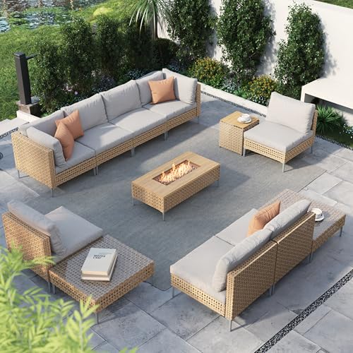 Grand patio 12-Piece Patio Furniture Set with 47" Fire Pit