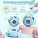 Silicone Case for Tamagotchi Paradise Accessories - 2Pcs Screen Protector with Soft Stand Up Cover Carrying Lanyard and Knob Cover for Tamagotchi Paradise Sleeve Toy (Blue)