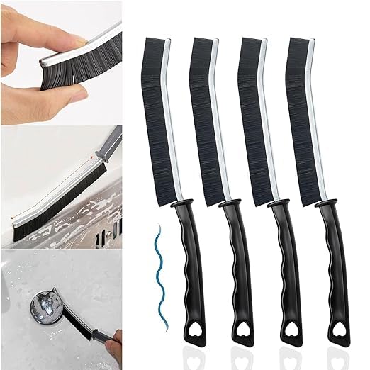 Aroja Crevice Cleaning Brush, Multifunctional Gap Cleaning Brush Tool, Hand-Held Groove Cleaning Hard-Bristled Brush for Kitchen Bathroom Sink Tile Floors Window Slots (4)-image-8