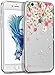 iPhone 6 Case, GMYLE iPhone 6 /6s Case Hybrid [Anti Shock] TPU Bumper +[Scratch Resistant] Flower Floral Back Cover Clear with Design Protective Case for iPhone 6s / 6- Cherry Blossom
