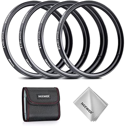 Neewer 58mm Macro Close Up Lens Filter Kit Cover