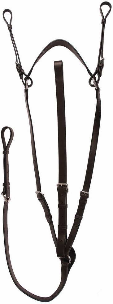 Henri de Rivel Advantage Flat Breastplate Martingale with Standing Attachment