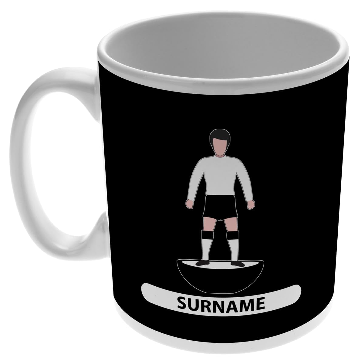 Personalised Derby County Player Figure Mug