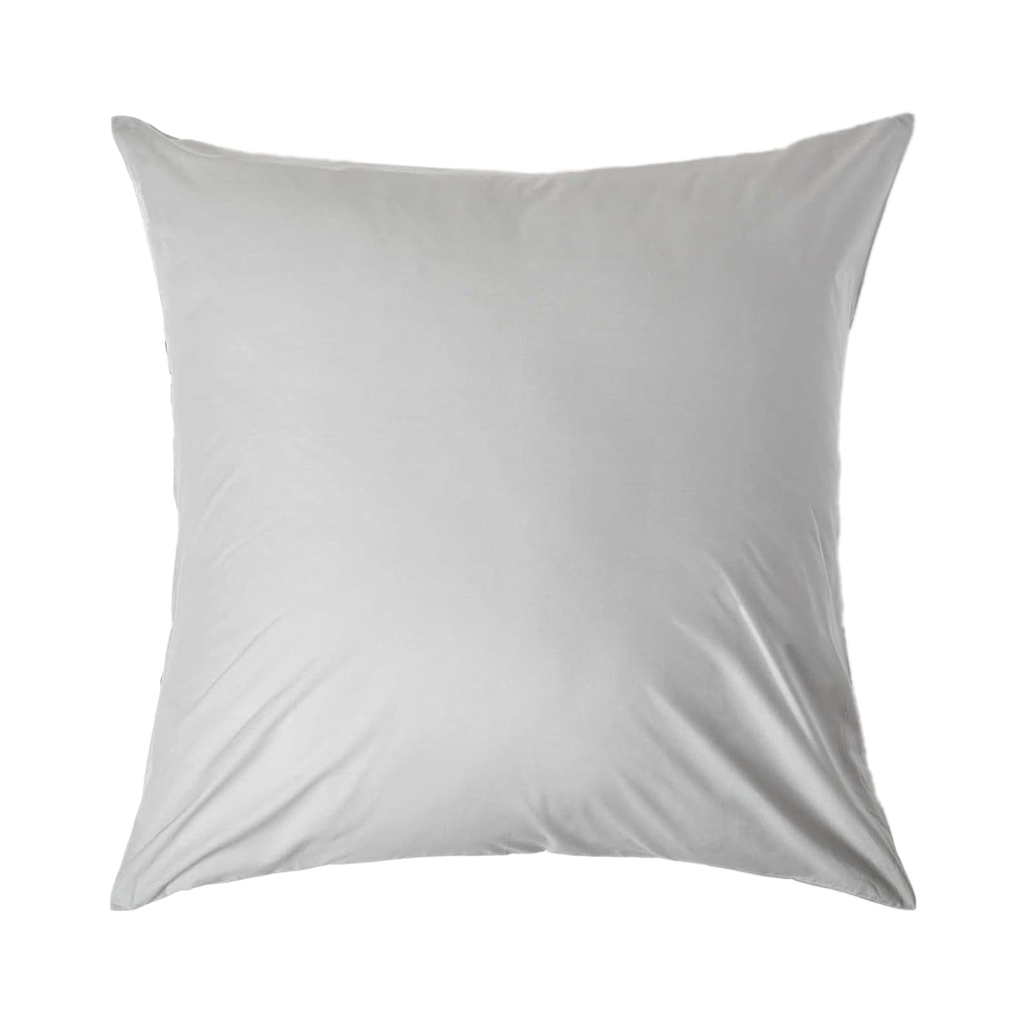 Homescapes Silver Continental Egyptian Cotton Pillowcase 200 Tc, 80 X 80 Cm In