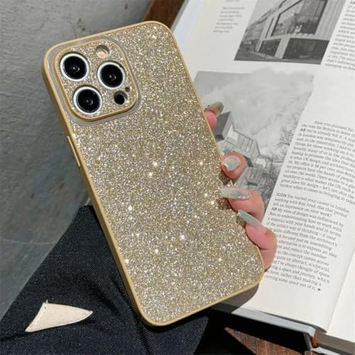 Coque iPhone XR antichoc mate et scintillante couleur or