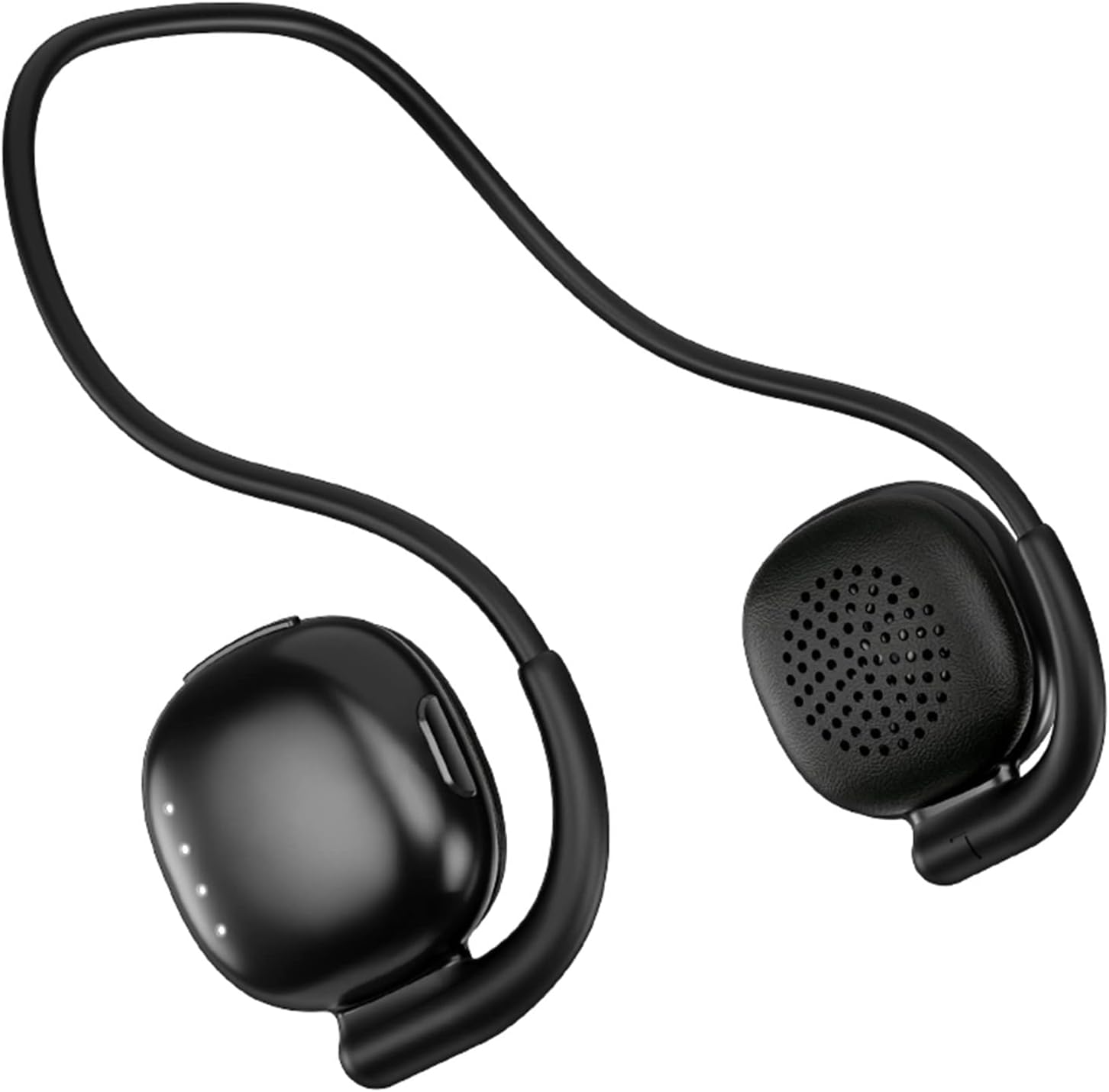 Wireless Bluetooth 5.0 Headset, On-Ear Foldable Sports Bluetooth Headphones, 18H Playtime for PC Mac Game Travel Class Home Office(Black)