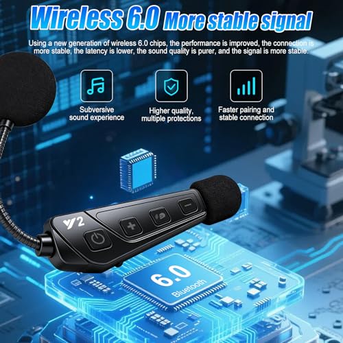 Auriculares para moto Bluetooth OBEST interfono para casco con audio manos libres 2