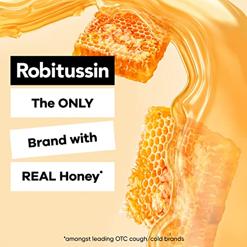 Robitussin Maximum Strength Honey Cough Plus Chest Congestion Dm, Cough Medicine For Cough And Chest Congestion Relief Made With Real Honey For Flavor - 8 Fl Oz (Pack Of 2) #TOP3