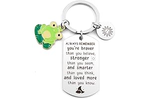 Inspirational Frog Keychain: A Unique Gift for Frog Enthusiasts