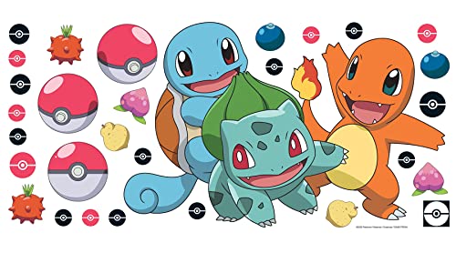 Calcomanías de pared de Pokémon gigantes para renovar cuartos sin pintar 5