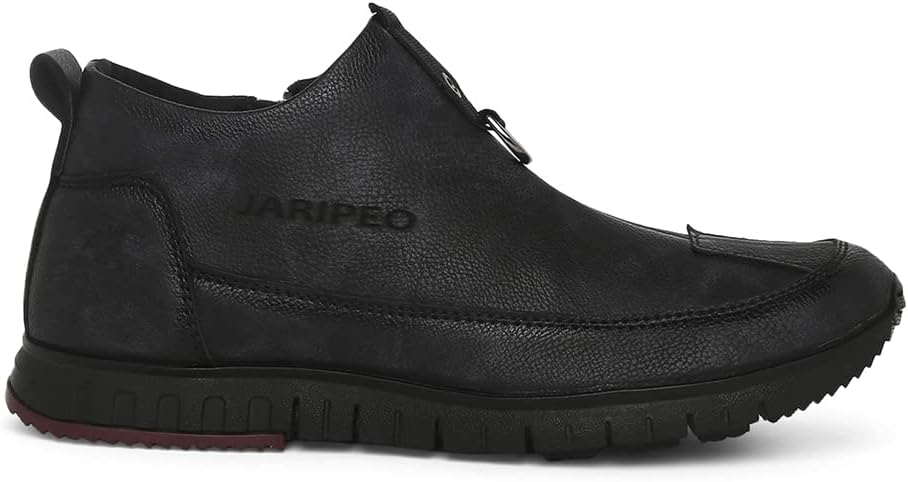 Jaripeo HULBART Premium Vegan Synthetic Brown Casual Shoes for Mens
