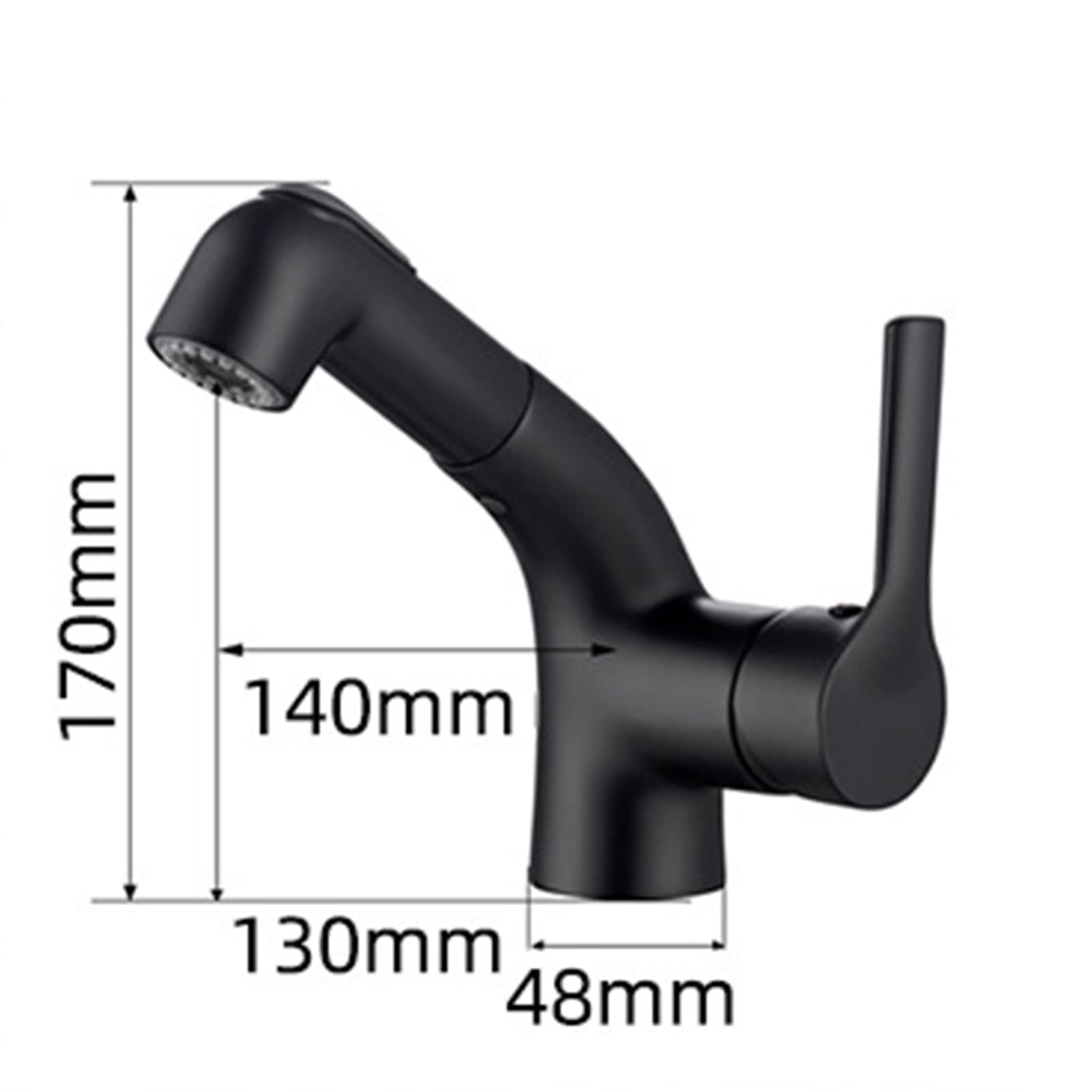 Generico Rubinetto da Bagno Rubinetto per Lavabo da Bagno Rubinetto da Cucina con Doccetta Estraibile Miscelatore per Lavabo Maniglia Singola 2 Getti Acqua Calda E Fredda Oro Rosa