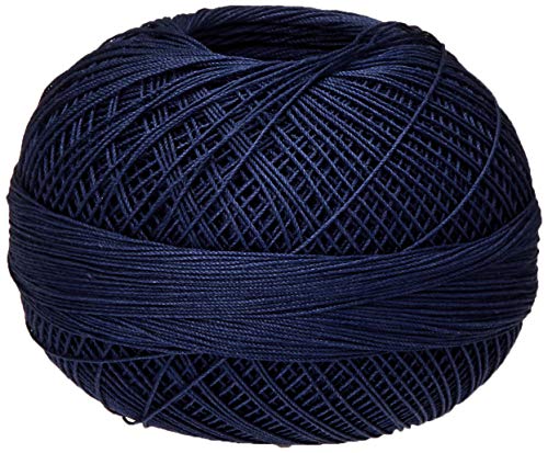 Hilo de algodón Lizbeth Premium tamaño 40 azul marino miniatura 1