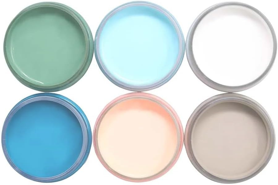 Pop of Color Premium Chalk Paint, Halloween Bundle (4 oz. Pack of 5) Black, Neon Purple, Neon Yellow, Orange Slice & Pure White, Vibrant and Bold, Easy to Apply & Fast Drying