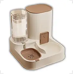 Bebedouro 1.3L com Comedouro 2.3Kg Alimentador Duplo 2em1 Automático Pet Cães Cachorros Gatos