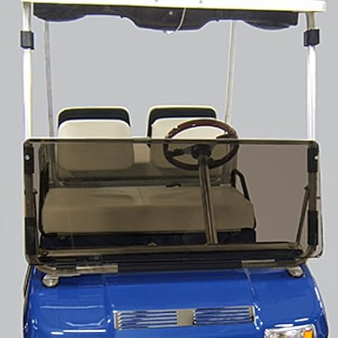 Club Car DS 1982-2000.5 Tinted Fold Down Impact Resistant Windshield for CC DS 82-2000.5 Golf Cart Cover