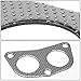 DNA Motoring GKTSET-HA90 Aluminum Exhaust Manifold Header Gasket Set Replacement