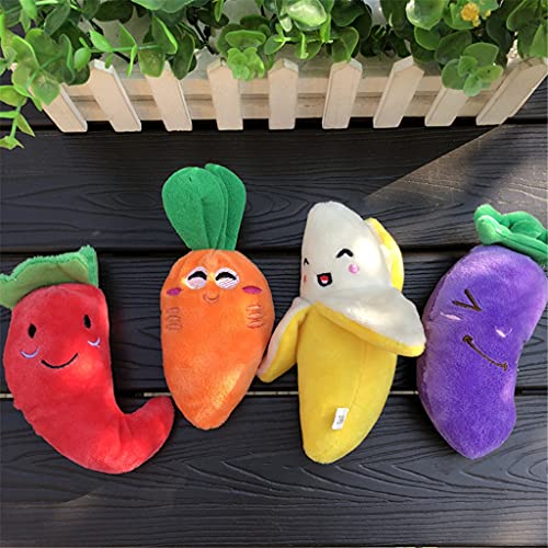 Kauspielzeug für Hunde, Quietscher, Kätzchen, Welpen, Banane, 1个, Andere Edelsteine