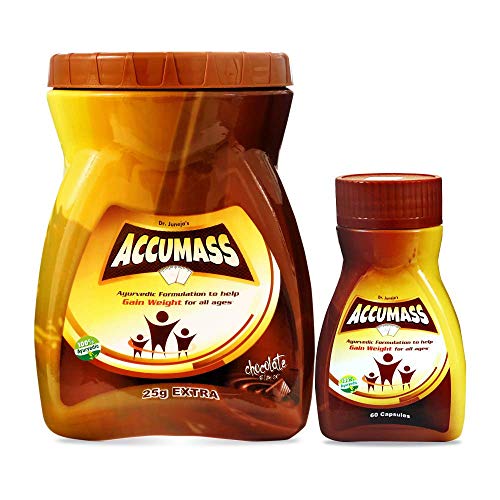 Innovita Accumass Weight Gainer Granules, 525g with 60 Capsules