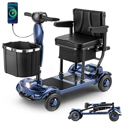 37.5lb Lightweight Mobility Scooters for Seniors, Airline & Cruise Approved