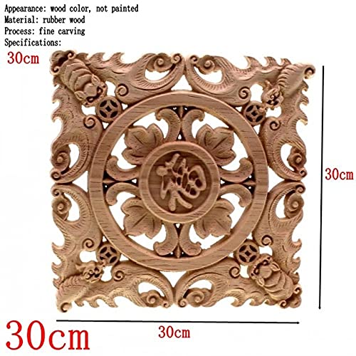 Cadre d'applique d'angle en bois non peint LVTFCO pour meuble