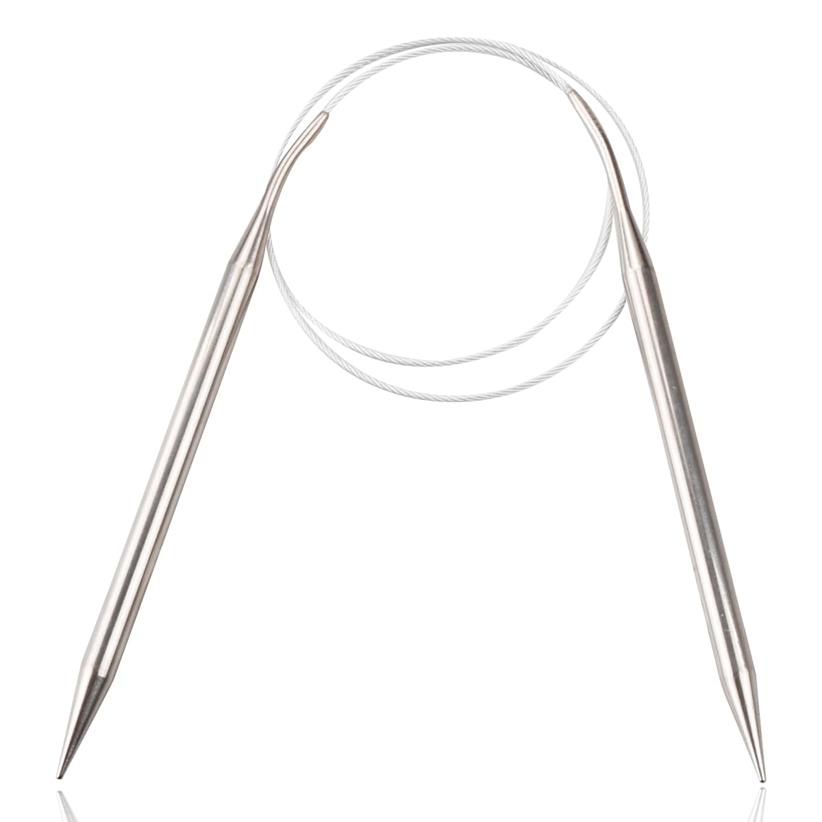 7MM Circular Knitting Needles - Stainless Steel Magic Loop for Crochet Hooks