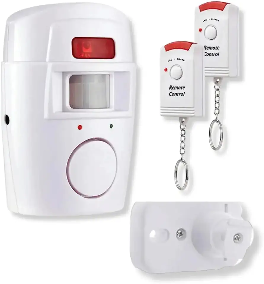 Alarme Residencial Sensor de Presença 10m Sirene 2 Controles