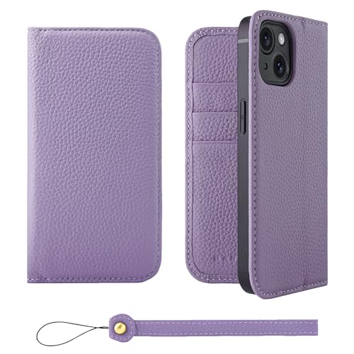 【人気商品】HANATORA iPhone15 ケース 手帳型 本革 スマホケー Amazon.co.jp: HANATORA iPhone用 15 ケース 手帳型 本革