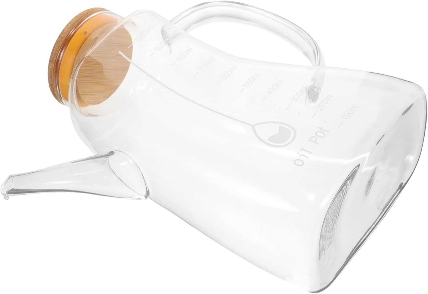 Large Capacity Glass Oil Bottle Cooking Oil Dispenser Sprayer Leakproof Sauce Bottle