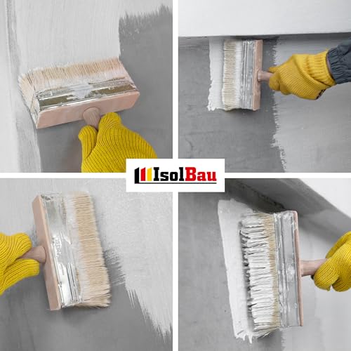 Isolbau Quarzgrund – 1,5 kg Grundierung für Beton & Holz, Fliesen, Keramik, Fassadenputz - Putzgrund, Fliese auf Fliese, Betongrund, Holzgrund - Wasserdicht, frostbeständig, für innen & außen
