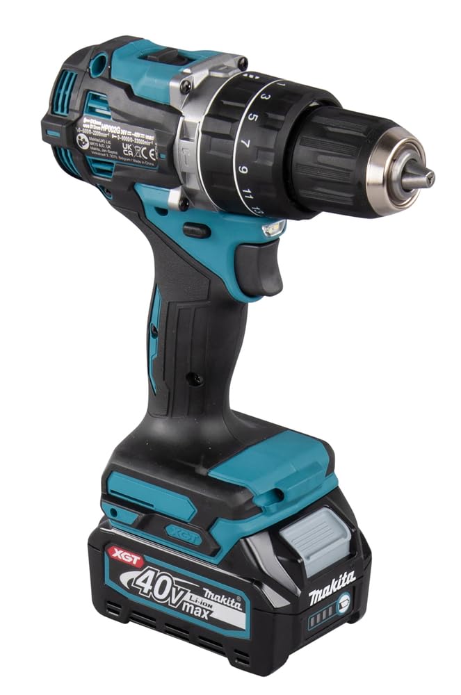 Makita Taladro percutor BL 40Vmax XGT 65Nm 2,5Ah 2 bat. MakPac marca