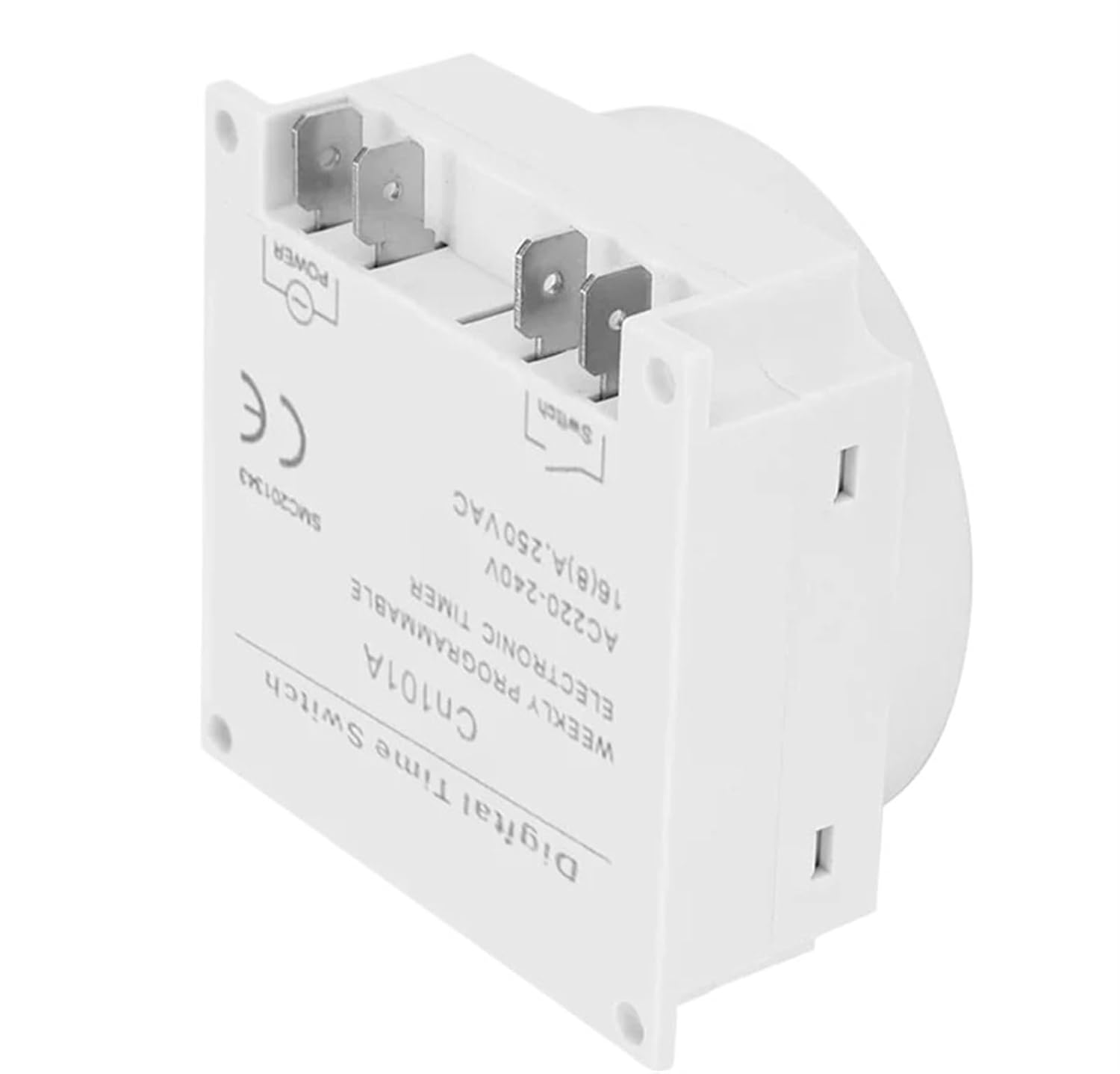 CN101A 5V 12V 24V 110V 220V Digital Timer Switch 7 Days Weekly Programmable Time Relay Programmer Built-in Rechargeable Battery(12V)