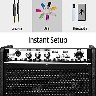 Coolmusic DM20 Bluetooth amplificateur de moniteur personnel amplificateur de batterie électrique haut-parleur, clavier… - Les Beatles, Paul McCartney, John Lennon, RIngo Starr, George Harrison Coolmusic DM20 Bluetooth amplificateur de moniteur personnel amplificateur de batterie électrique haut-parleur, clavier… – Image 5
