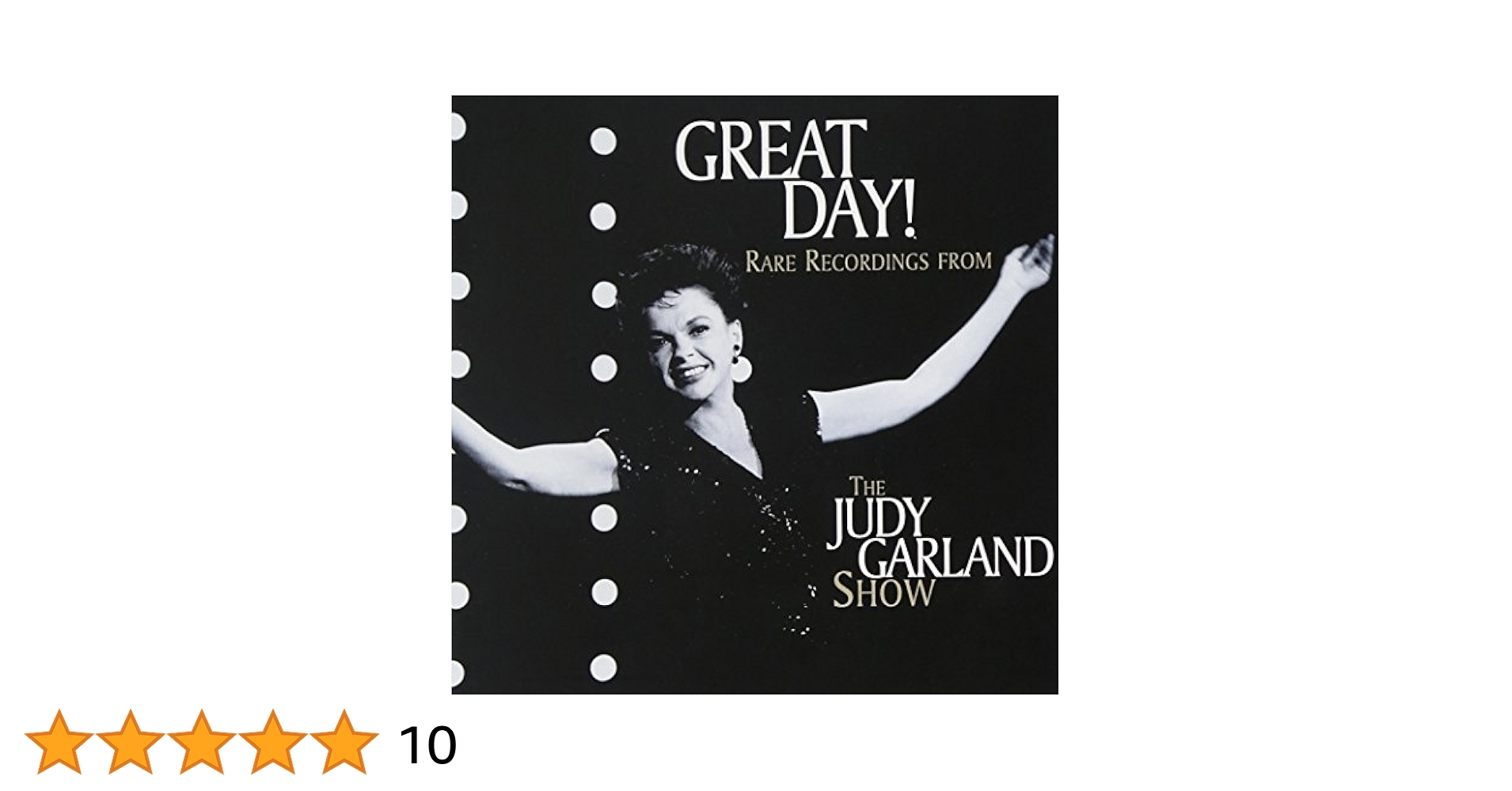 その他 Great Day Rare Recordings From Judy Garland Show [CD] Amazon.com: Great Day! Rare Recordings From The Judy Garland