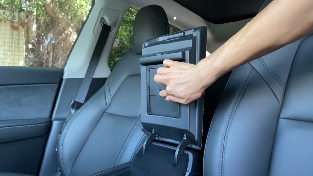 BASENOR 3 Unidades Organizador Consola Central Para Tesla Model Y Y Model 3 (2021-2025) - Compartimentos Ocultos Para Reposabrazos