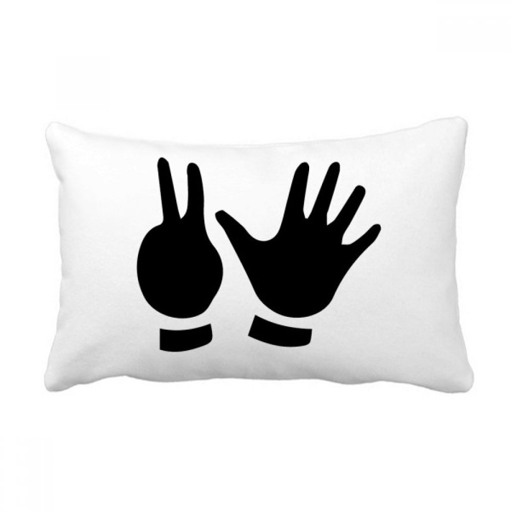 Coussin lombaire motif silhouette idée cadeau décoration pour la maison