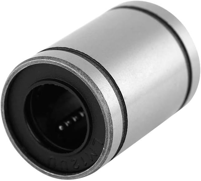 8Pcs LM10UU Linear Bearings Inner Diameter 10mm CNC Linear Motion Ball Bearing Bushing Double Side Rubber Sealed for 3D Printer CNC Parts (10 * 19 * 29mm)