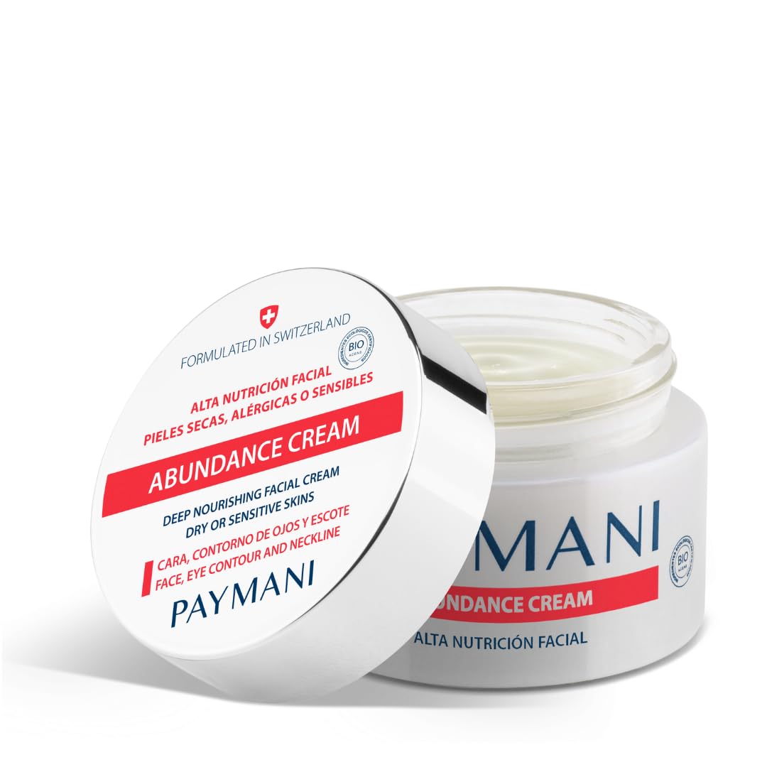 Abundance Cream – Crema nutritiva facial Natural Bio. Regeneradora y fortalecedora de pieles secas, frágiles, sensibles y finas (50 ml (Paquete de 1))