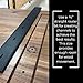 Baru Decor Set of 2-40” C Channel Steel Support for Table Top Live Edge Slab, 1