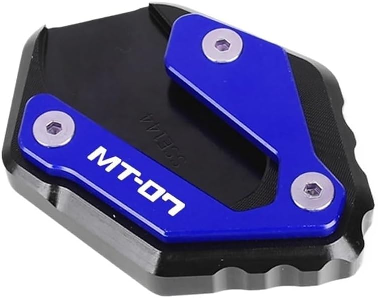 FOR YA&MAHA MT-07 Cage/XSR 700 YZF-R7 Side Stand Pad Plate Kickstand Enlarger Support Extension(Gray)
