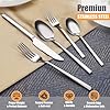 Amazon.com | 40-Piece Silverware Set Service for 8, Stainless Steel ...