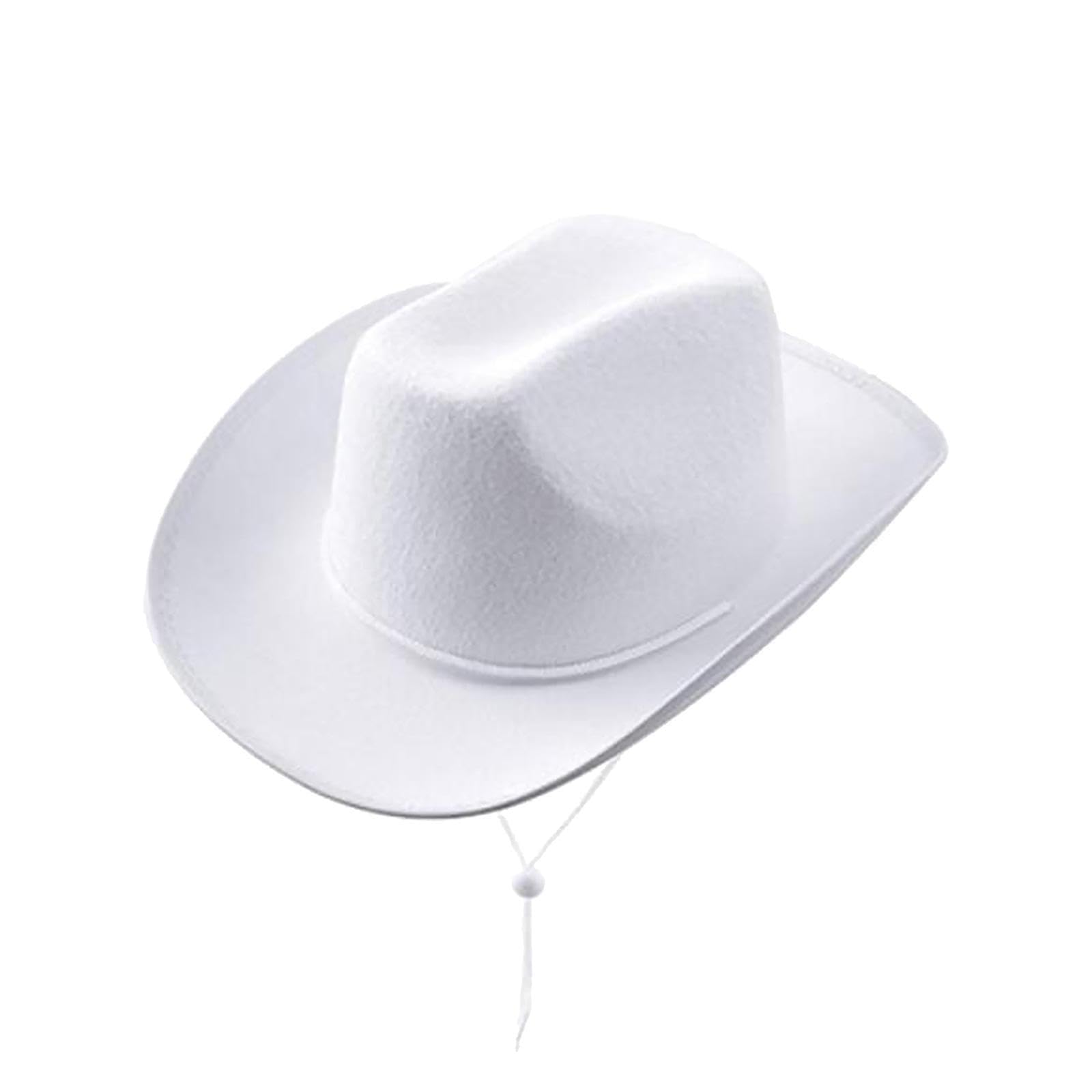 Snappsy® Cowboy Hat Warped Cowgirl Hats for Stage Performance Unisex Adults Men Women White|Clothing, Shoes & Accessories | Womens Accessories |Hats|1pcs Cowboy Hat-image-7