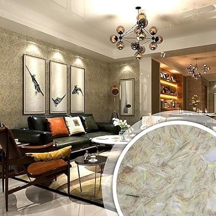 Papaya Whip+White Hi-Tech Silky Liquid Wallpaper: Revitalize Your Home with Ease | Silk Plast Liquid Wallpaper | Eco-Friendly Wallpaper | 3D Wallpaper - hi-09 (B0CMTGDJR5) Amazon Price History, Amazon Price Tracker