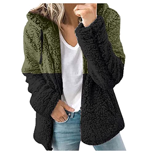 Beudylihy Chaqueta impermeable para mujer, cortavientos de softshell, ideal para montar en bicicleta, verde, L Cover