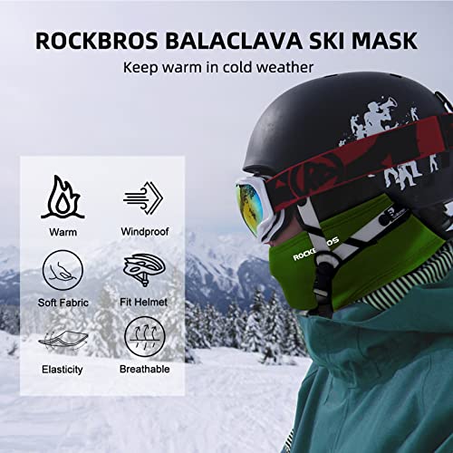 Image of ROCKBROS Windproof Thermal Balaclava Ski Mask for Men and Women Cycling