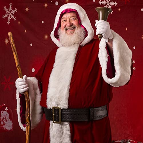 Bullhide Belts Black Real Leather Santa Claus Belt 3.50” Wide3