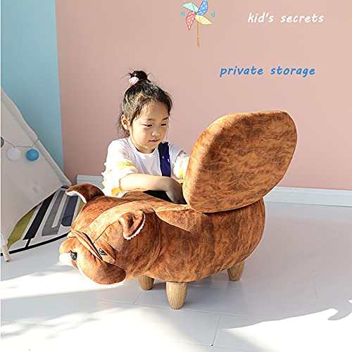 Tabouret à langer pour chaussures Shar Pei avec rangement intégré