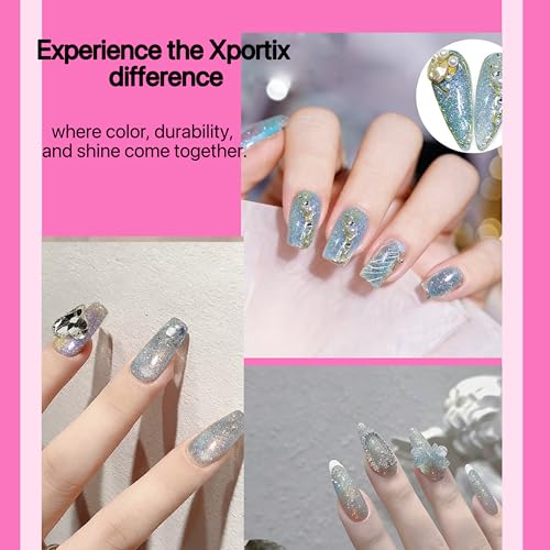 Set de 6 esmaltes de gel brillos colores primavera miniatura 4