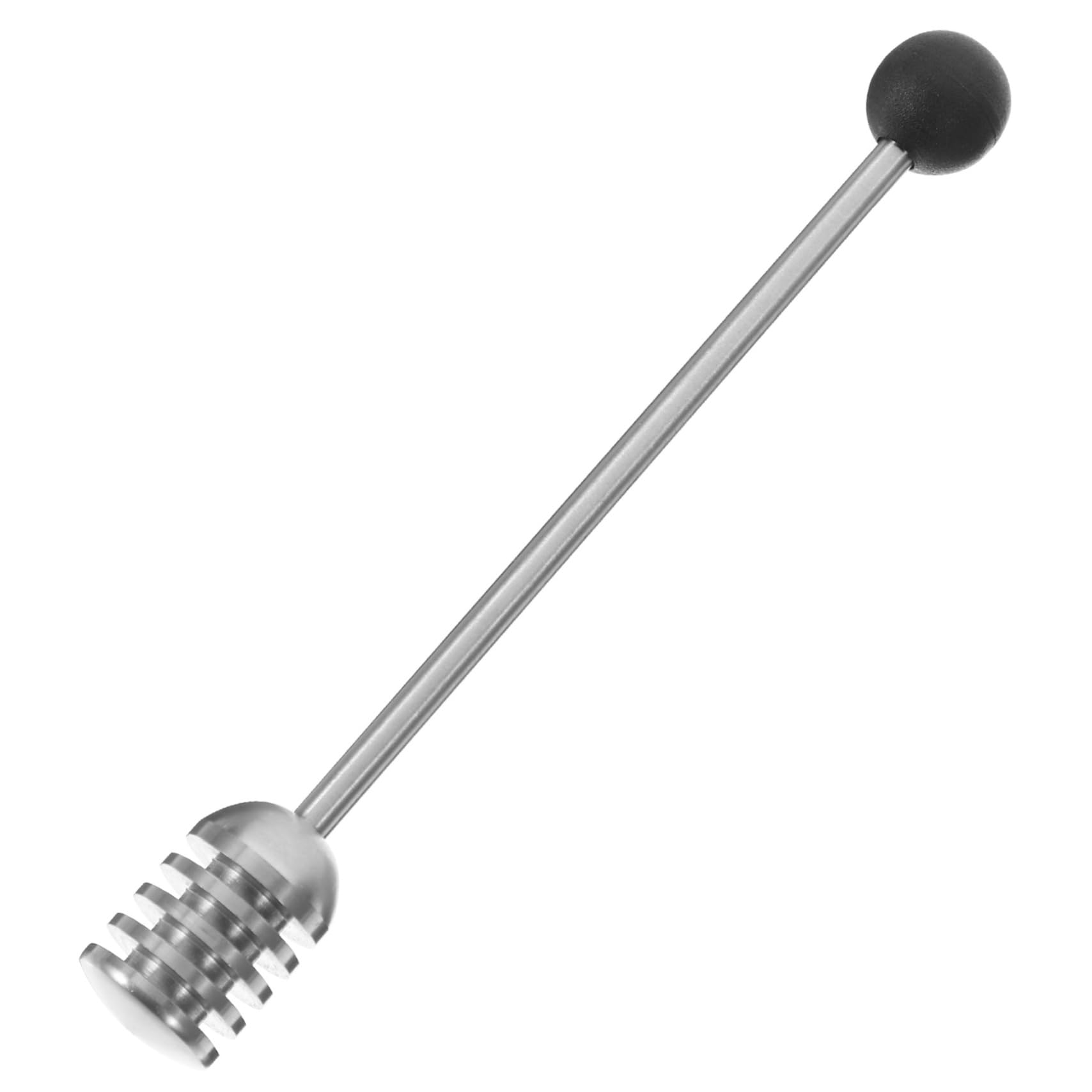 HEALLILY 1Pc Stainless Steel Honey Dipper Spoon Stick Practical Honey Stirring Rod for Viscous Liquids for Honey Syrup Jam and More Smooth Surface Comfortable Handle Random