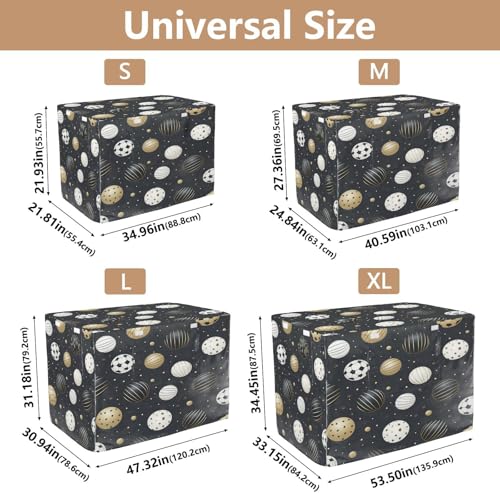 Housse Imperméable pour Cage Chien Chat Imperméable Motif Doodle Blanches - 4